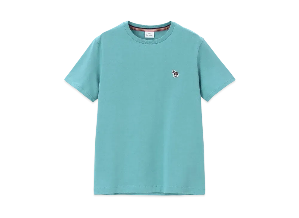 Paul Smith Women's Zebra Patch Short Sleeve T-Shirt "MintGreen"