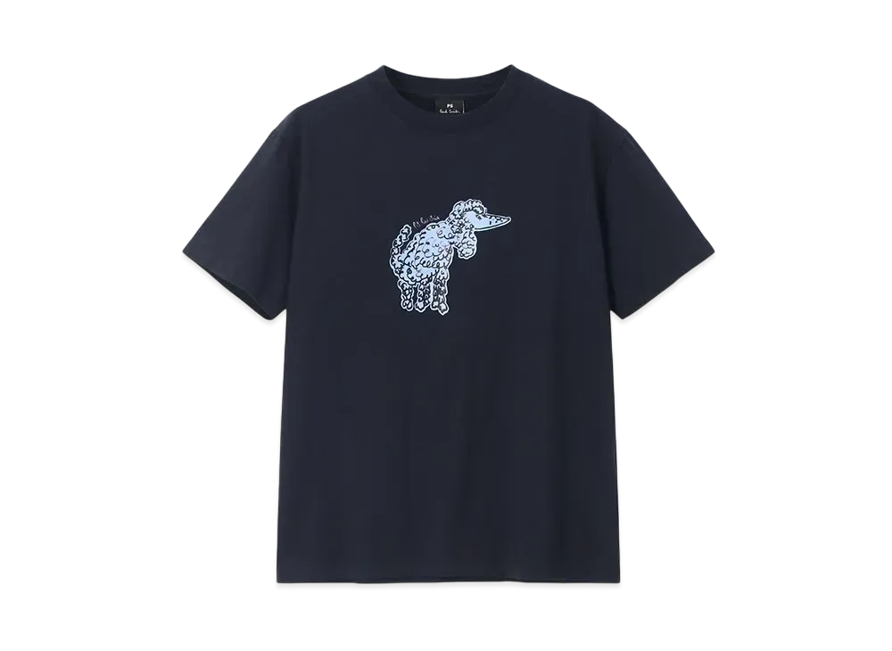 Paul Smith Women's Doodle Poodle Short Sleeve T-Shirt "Navy"