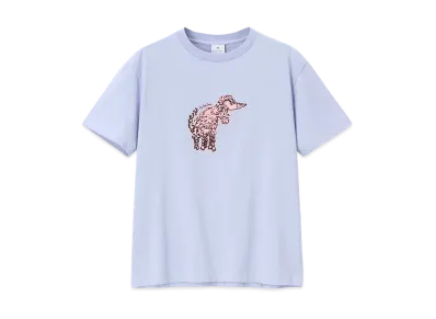 Paul Smith Women's Doodle Poodle Short Sleeve T-Shirt "LightBlue"