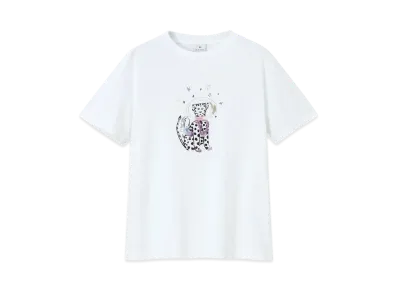 Paul Smith Women's Space Dalmatian Short Sleeve T-Shirt "White"