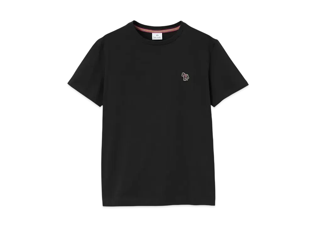 Paul Smith Women's Zebra Patch Short Sleeve T-Shirt "Black"