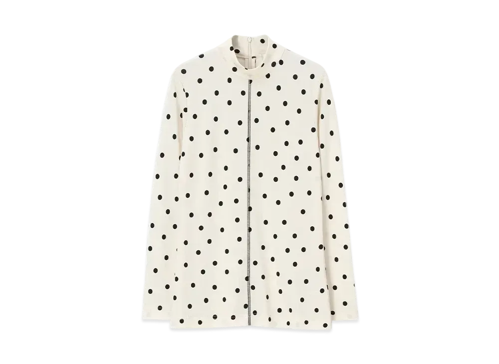 Paul Smith Women's Polka Cut And Sew "OffWhite"