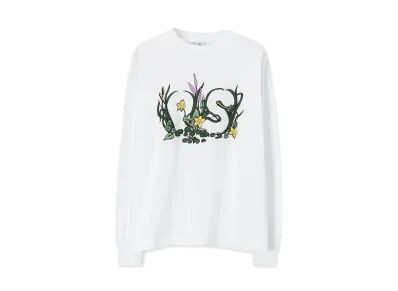 Paul Smith Women's Reeds Print Long Sleeve T-Shirt "White"