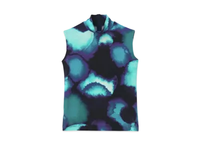 Paul Smith Women's Aurora Blue Sleeveless Cut and Sewn "Navy"