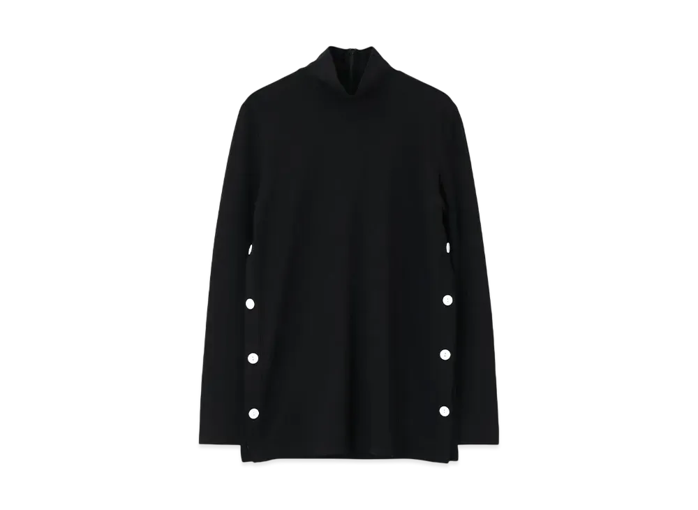 Paul Smith Women's Jersey High Neck Cut And Sew "Black"
