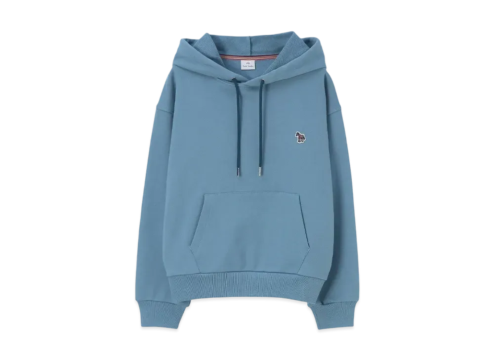 Paul Smith Women's Zebra Patch Parka "Blue"