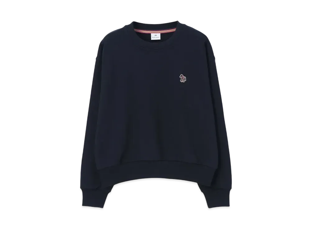 Paul Smith Women's Zebra Patch Sweatshirts "Navy"