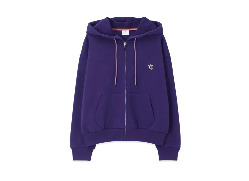 Paul Smith Women's Zebra Patch Parka "Purple"