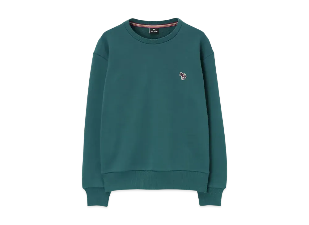Paul Smith Women's Zebra Patch Sweatshirts "BlueGreen"