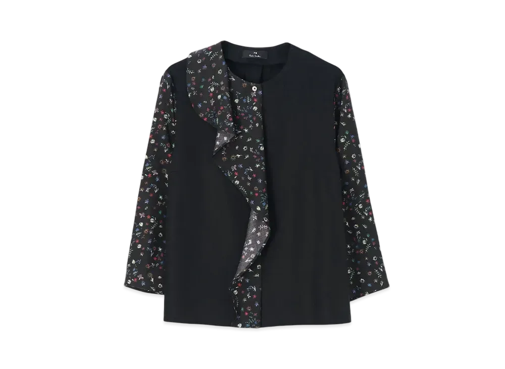 Paul Smith Women's Seedhead Floral Shirt "Black"
