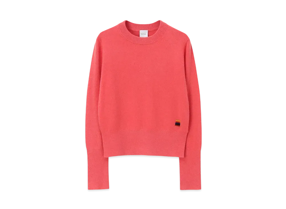 Paul Smith Women's Cashmere Crew Neck Knit "Pink"