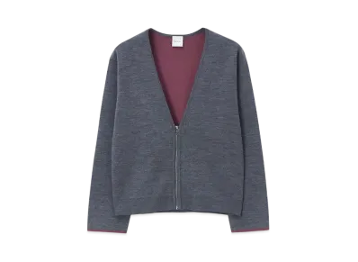 Paul Smith Women's Bicolor Knit Blouson "Gray"