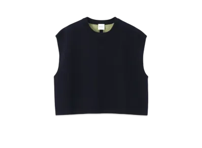 Paul Smith Women's Bicolor Knit Vest "Navy"