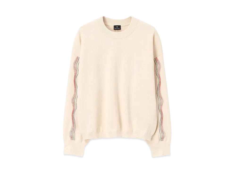Paul Smith Women's Swirl Stitch Knit "Navy"