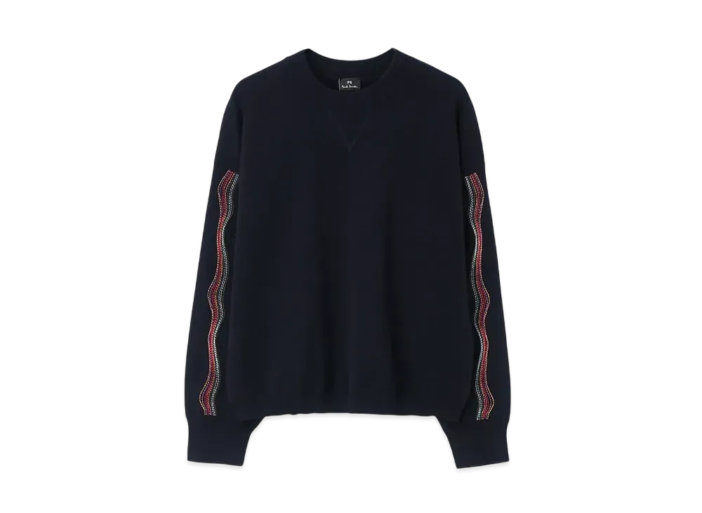 Paul Smith Women's Swirl Stitch Knit "Navy"
