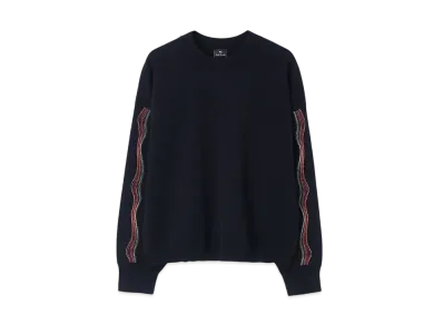 Paul Smith Women's Swirl Stitch Knit "Navy"