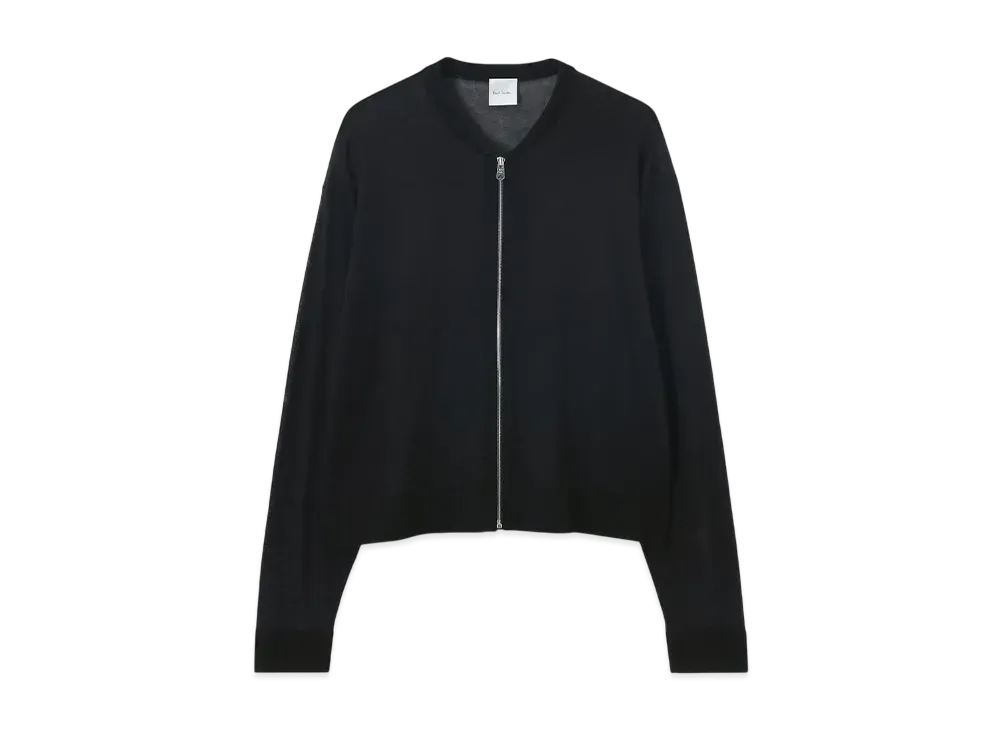 Paul Smith Women's Sheer Knit Blouson "Black"