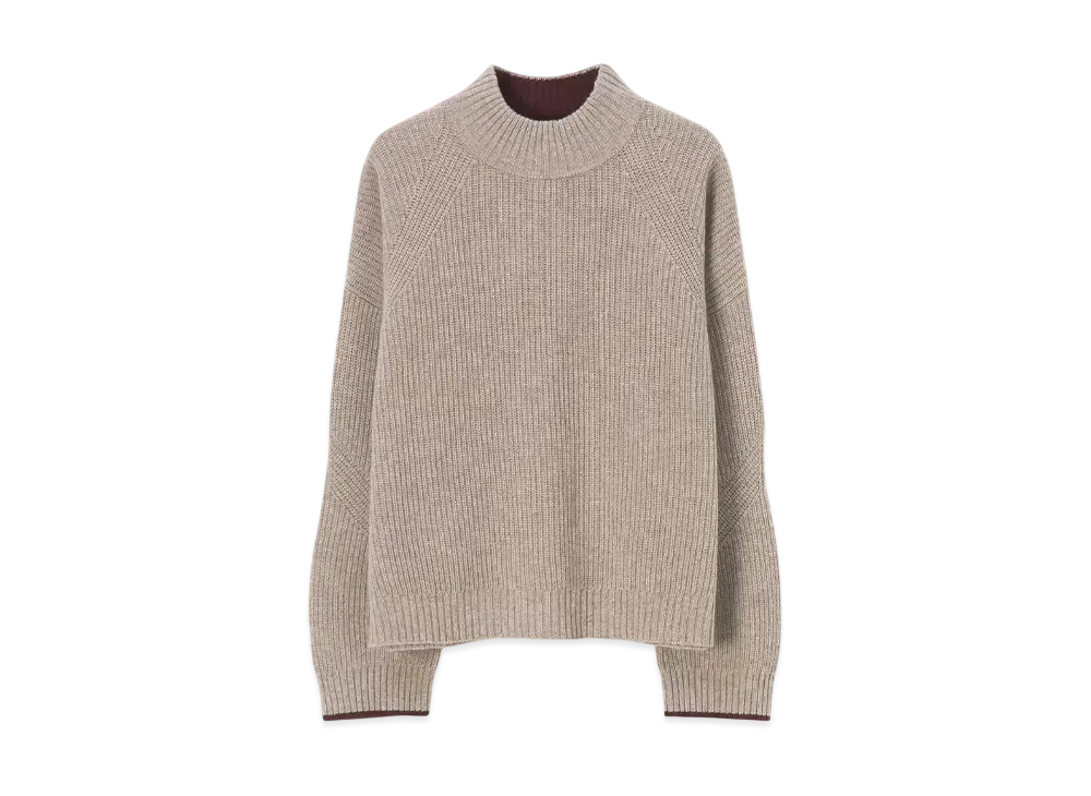 Paul Smith Women's Ribbed Pullover Knit "Beige"