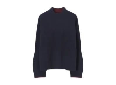 Paul Smith Women's Ribbed Pullover Knit "Navy"