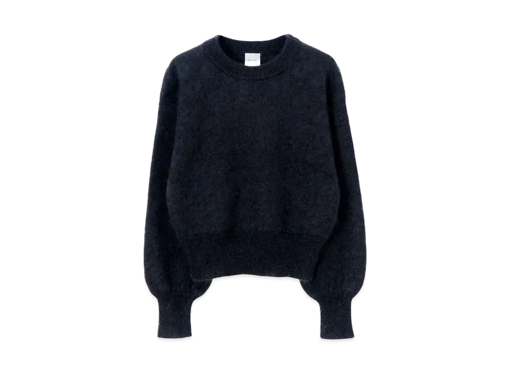 Paul Smith Womens Big Flower Mohair Knit "Black"