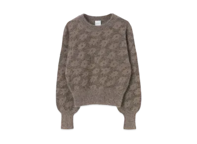 Paul Smith Womens Big Flower Mohair Knit "LightPurple"