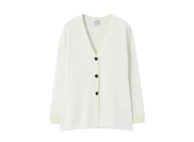 Paul Smith Womens Milano Rib Knit Cardigan "White"