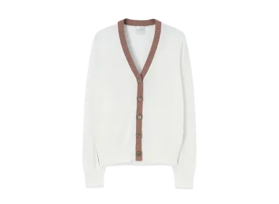 Paul Smith Womens Sheer Knit Cardigan "White"