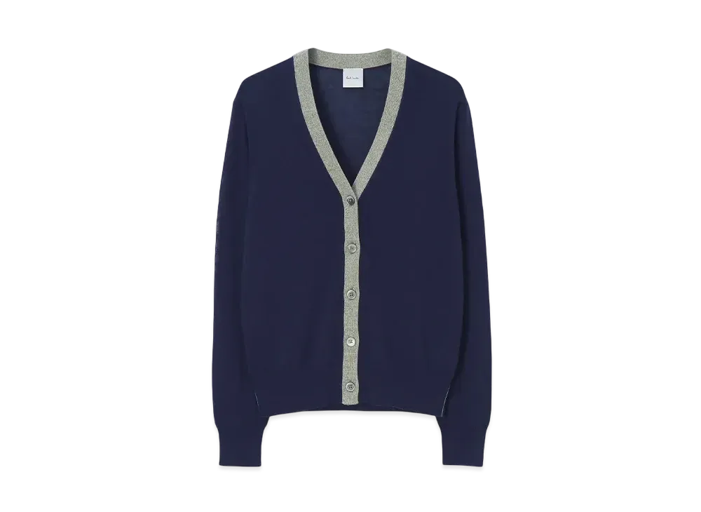 Paul Smith Womens Sheer Knit Cardigan "DarkBlue"