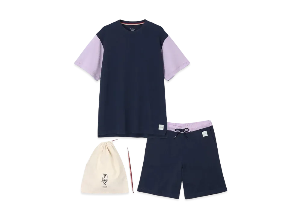 Paul Smith Womens Bicolor Relax Set "Navy"