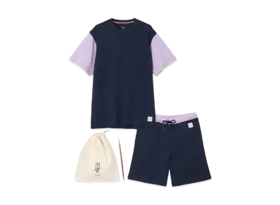 Paul Smith Womens Bicolor Relax Set "Navy"