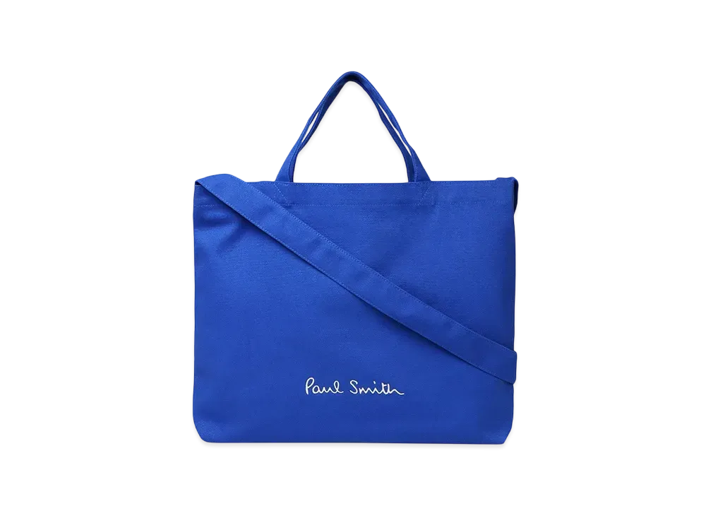 Paul Smith Logo Pop Color Tote Bag "Blue"