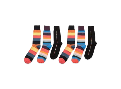 Paul Smith 6 Pair Socks Set "Multi"