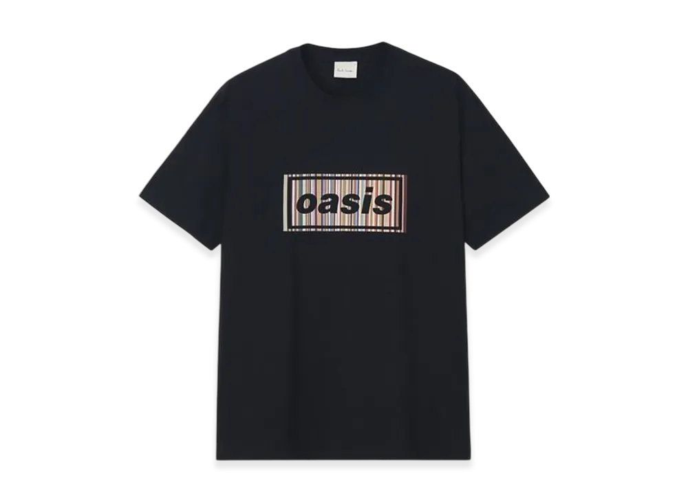 Paul Smith x Oasis Signature Stripe Logo T-Shirt "Black"