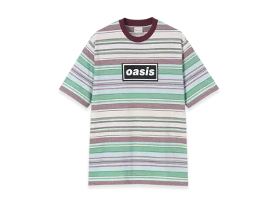 Paul Smith x Oasis Stripe & Logo T-Shirt "Green"