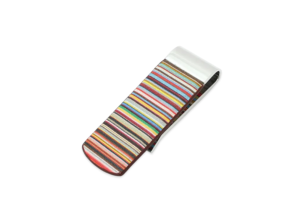Paul Smith Money Clip "Silver/Multi"