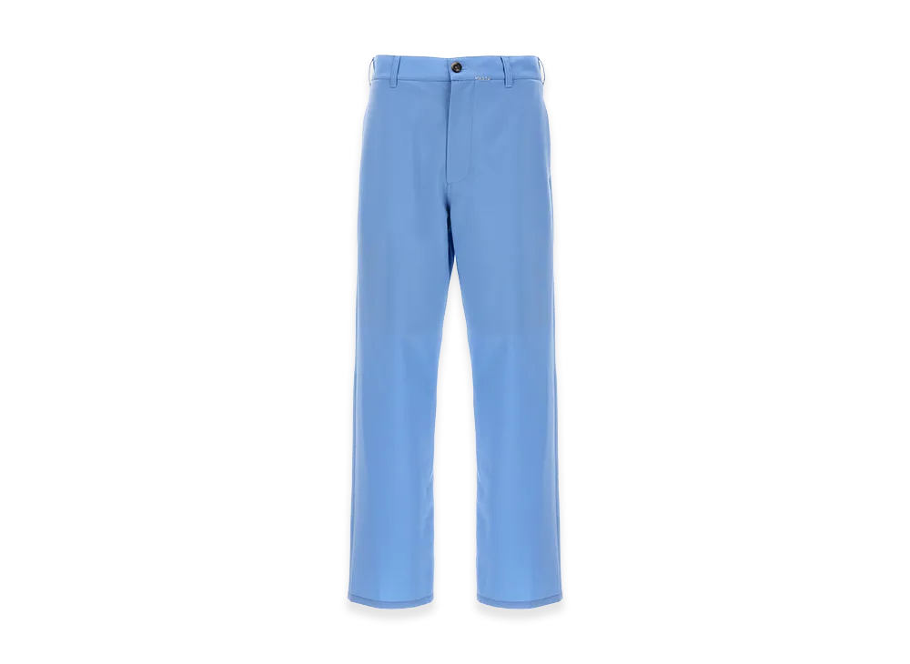 MARNI Logo Embroidery Pants "Light Blue"