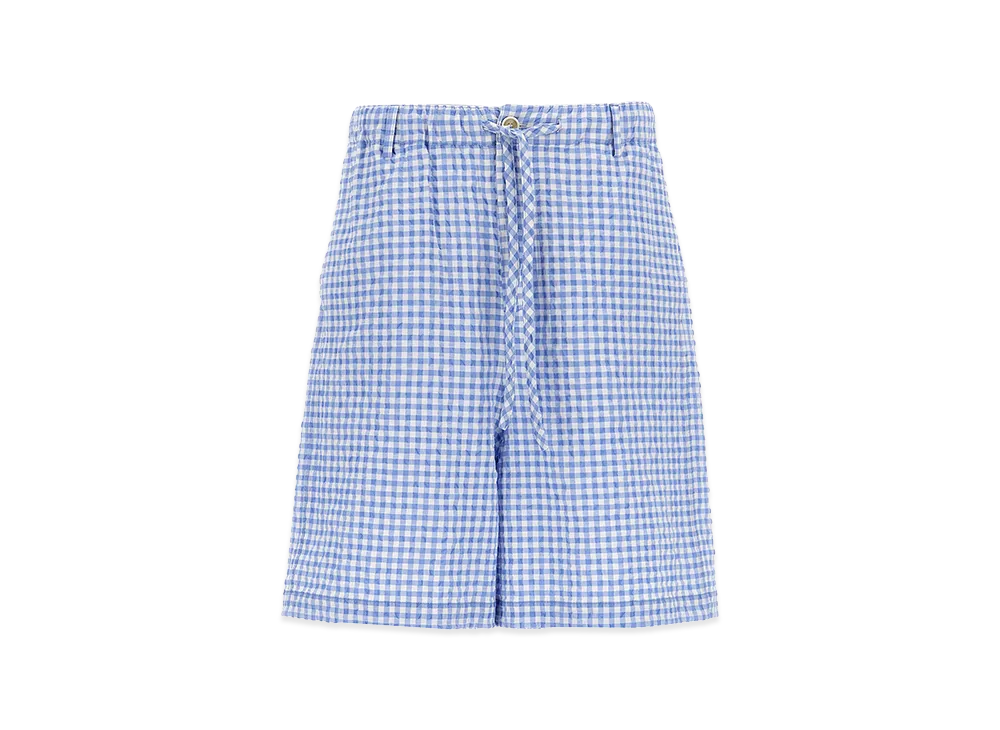 MARNI Vichy Bermuda Shorts "Light Blue"