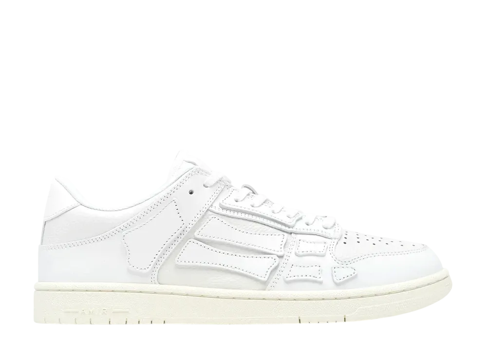 AMIRI Skel-Top Low "White/White/Vintage"