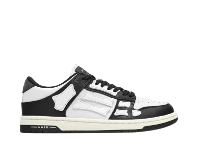 AMIRI Women's Skel-Top Low "Black/White"