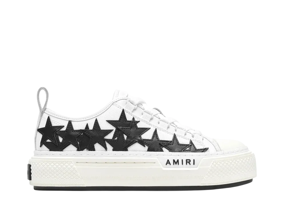 AMIRI Women's Stars Court Low "White/Black"
