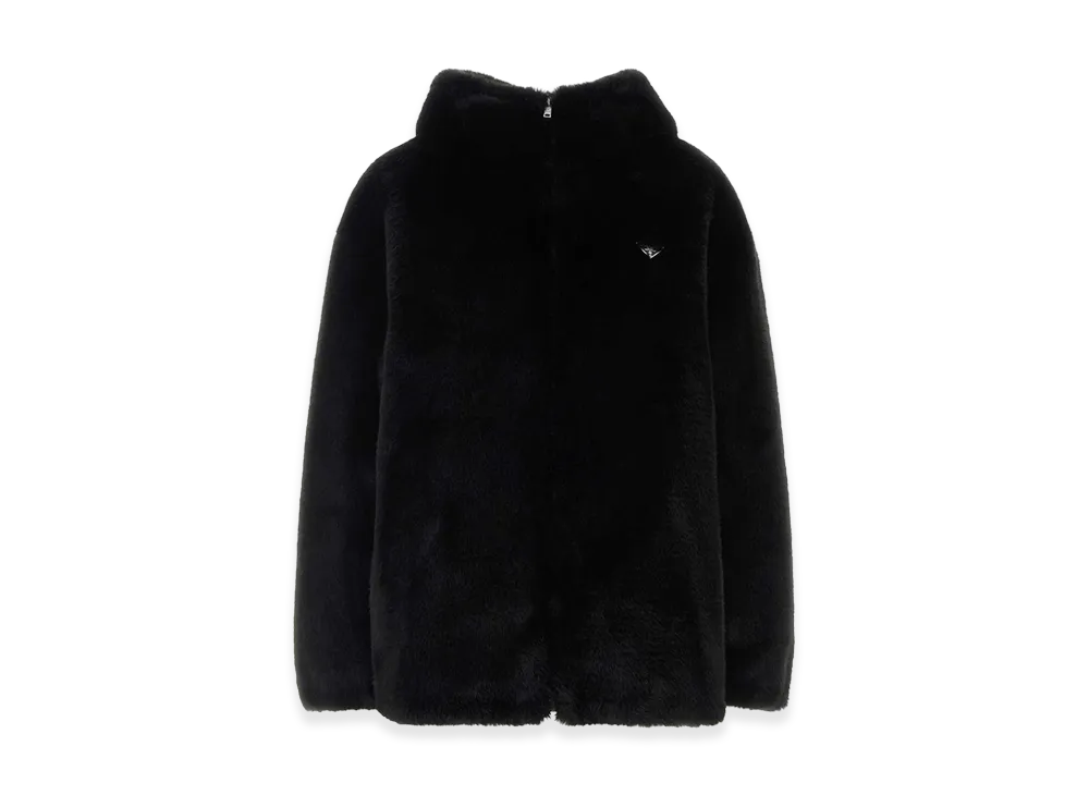 PRADA Women's Eco Fur Reversible Jacket "Black"