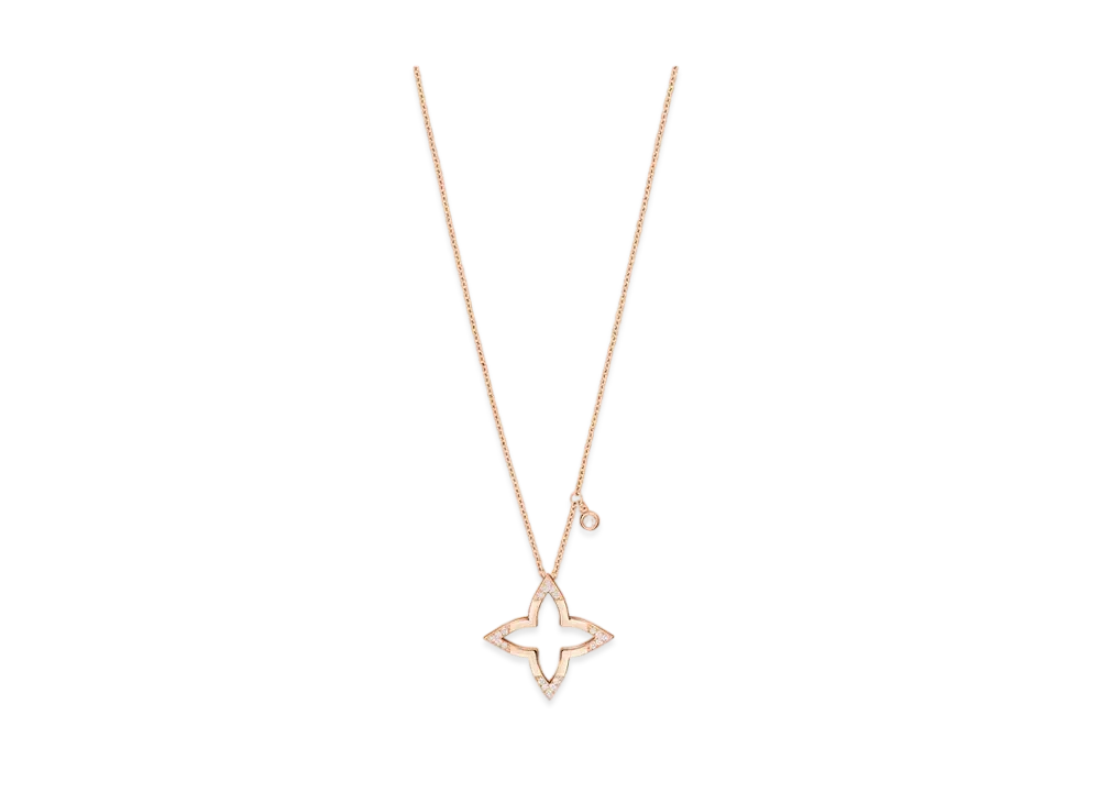 Louis Vuitton Blossom Pendant Diamonds "Pink Gold"
