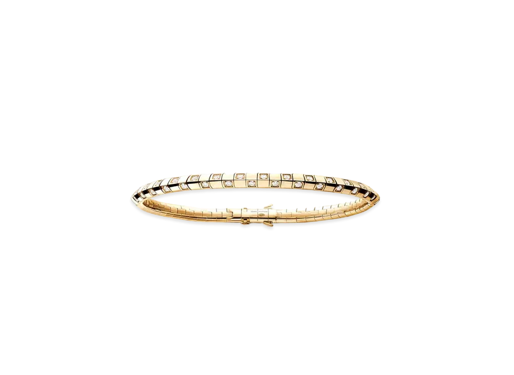 Louis Vuitton Le Damier de Louis Vuitton Small Bracelet Diamonds "Yellow Gold"
