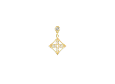 Louis Vuitton Idylle Blossom Ear Stud, Yellow Gold and Diamonds - Per Unit