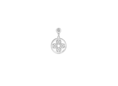 Louis Vuitton Idylle Blossom Ear Stud, White Gold and Diamonds - Per Unit