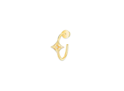 Louis Vuitton Idylle Blossom Small Hoop, Yellow Gold and Diamond - Per Unit