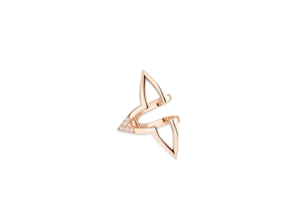 Louis Vuitton Blossom Earcuff Diamonds "Pink Gold"