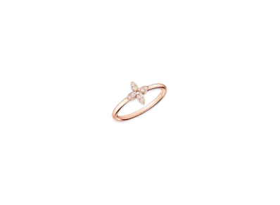 Louis Vuitton Idylle Blossom Single Ring, Pink Gold and Diamonds