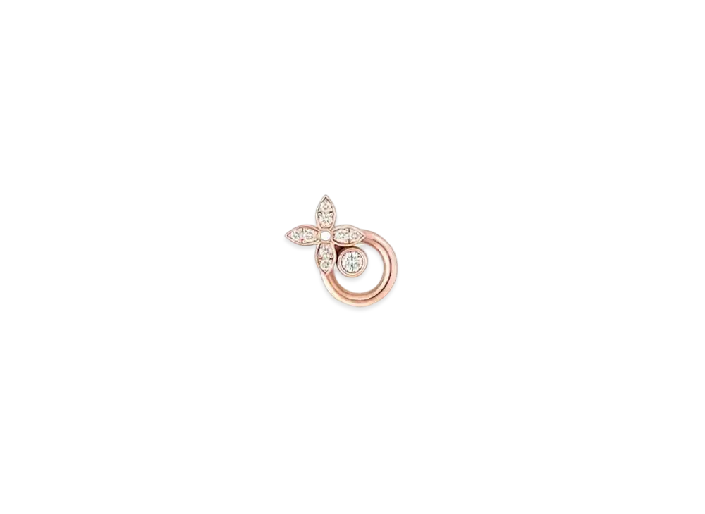 Louis Vuitton Idylle Blossom Earrings, Pink Gold and Diamonds - Per Unit