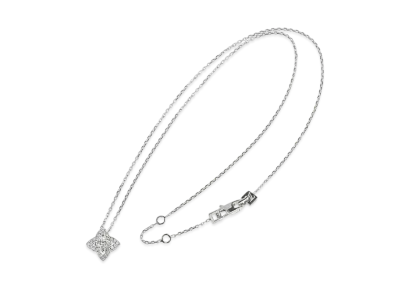 Louis Vuitton Pendentif Aldant Necklace K18WG Diamonds "White Gold"